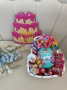 Birthday Gift Box Cake Shape, HDF Reusable Box, Kids Party Favor, Empty DIY Surprise Box, Happy Birthday Packaging, Happy Birthday Gift Box - Etsy UK