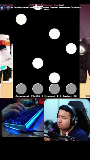 Funky Friday NYAW ONE HANDED GODMODE #fnf #funkyfriday #roblox