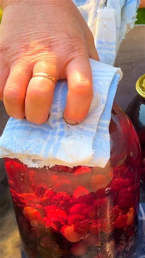 75K views · 853 reactions | Dark berries and sugar mixed, then heated in a water bath and pressed to store in sweet liquid. #PreservingBerries #HomemadeJam #TraditionalCooking #Cooking | FV Stories | Facebook