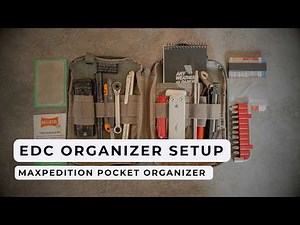 Ultimate EDC Organizer Setup – MAXPEDITION E.D.C. Pocket Organizer with Victorinox & KNIPEX