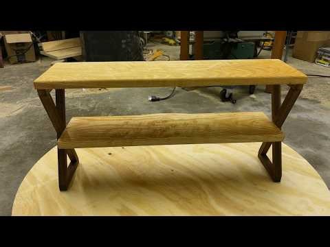 Building a Walnut & Ash Two-Tier Countertop Riser
