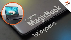So we got the HONOR MagicBook in our hands! It comes with an AMD Ryzen 5 3500U CPU and a 57.4Wh battery capacity! Pricing at RM2299, let's take a closer look at it! #HONOR #HONORmy #HONORMagicBook #TechNave | TechNave
