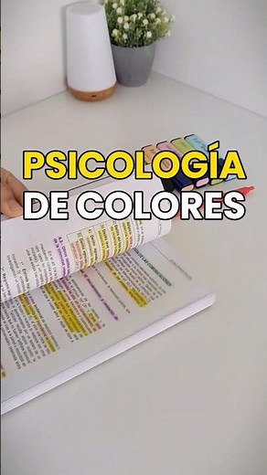 Subraya según esta psicología de colores 🎨 #enseñanza #aprendizaje #estudiar
