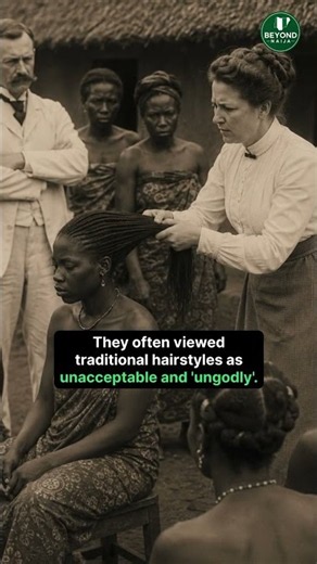 Why did some missionary schools in Nigeria want girls to shave their heads?