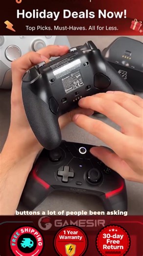 GameSir Cyclone 2 (Not for Xbox) Wireless Controller for PC/Switch/iOS/Android with Mag-Res TMR Sticks, Hall Effect Triggers, RGB Lighting, 6-Axis Gyro