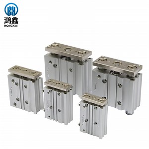 [Hot Item] Mgp Series New Thin Type Air Cylinder with Three Guide Rod Pneumatic Cylinder Tri-Rod Air Small Pneumatic Cylinder 0.1-1.0MPa