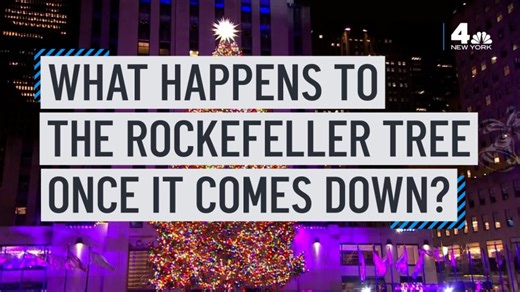 Rockefeller Center Christmas Tree: What happens to the tree once it comes down?