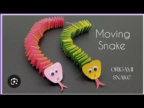 Amazing paper snake ||🐍 moving paper toys