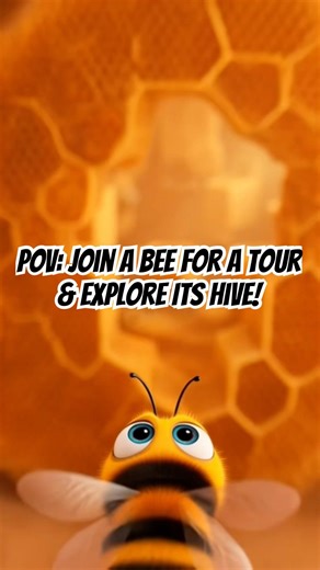 POV: Join A Bee For A Tour & Explore Its Hive!