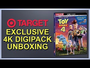 Toy Story 4 Target Exclusive 4K+2D Blu-ray Digipack Unboxing