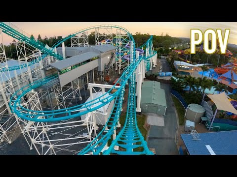 Gold Coaster Front Row POV Dreamworld Australia Arrow Custom Looper
