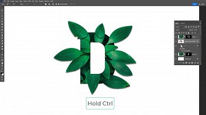 D with leaf 🍀🍀 | Logo Design