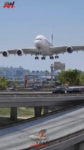 177K views · 1.3K reactions | Thrilling Rescue A380 Pilots Execute Perfect Highway Landing | Airplane World | Facebook