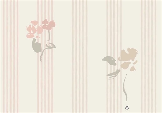 Little Roses W/ Stripe (M) Wallpaper, Pink Gold & Cream, Preppy Floral Baby Girl Nursery, Granny Chic Cottagecore, Peel and Stick Pre-pasted - Etsy