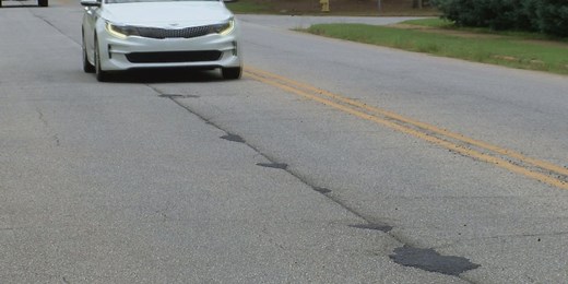 Is the city responsible for car damage caused by potholes?