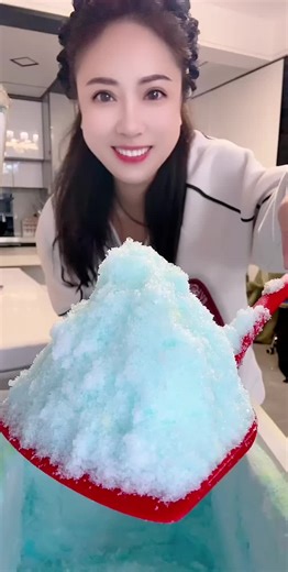 Powdery Blue Colored Humidifier Freezer Frost Spoonfuls