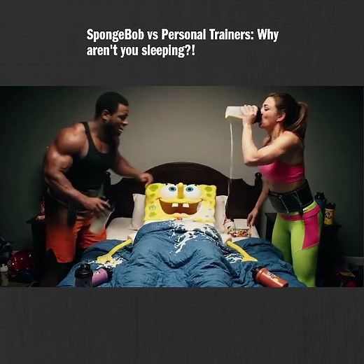 SpongeBob vs Personal Trainers: Why aren't you sleeping?!