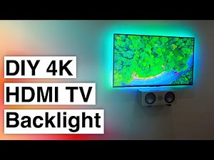 Building a 4K Capable HDMI TV Backlight using HyperHDR/Hyperion (and a WiFi LED Strip)