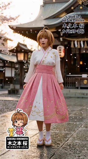 Sakura Kinomoto from Cardcaptor Sakura! 🎵 #k-pop #anime #dance #cosplay #k-pop #anime #dance #cosplay