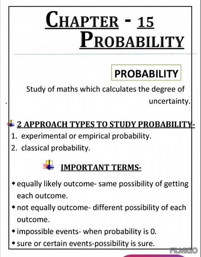 class X maths chapter - 15 (Probability)#mathematics