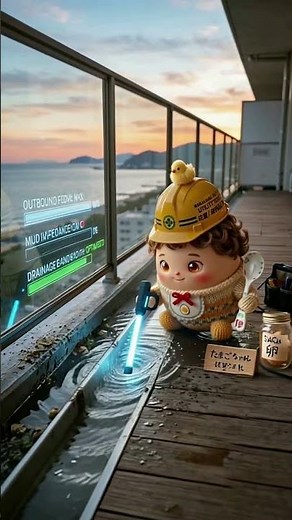 台風前にリファクタリング！ 排水口の『パケット詰まり』を解消する方法 #お掃除ハッカーズ #ベランダ掃除 #排水口掃除 #ライフハック #佐賀 #2026 #CleaningHackers #時短家事