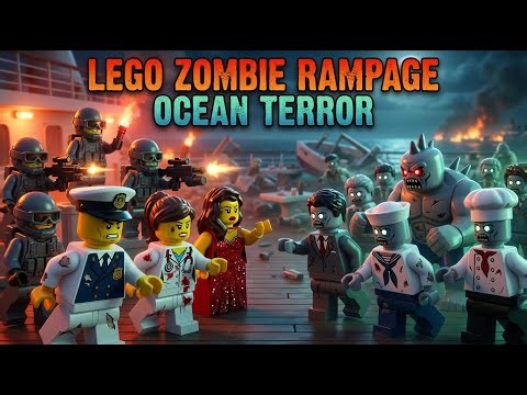 LEGO Zombie Rampage Ocean Terror | LEGO Zombie Animation | Full Episode 01