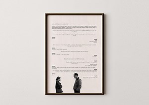 Interstellar Movie Script Poster, Final Scene Scripts, Screenplay Movie Poster, Retro Poster, Favorite Movie Poster - Etsy