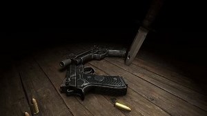 Guns and Bullets Animated Wallpaper