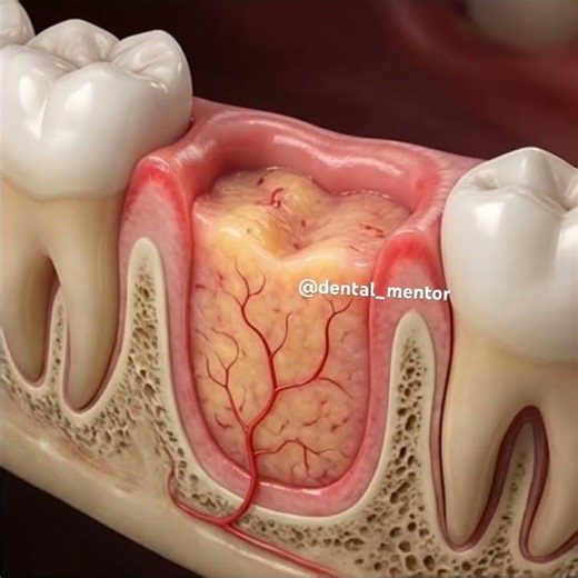 Bone healing after tooth extraction ￼