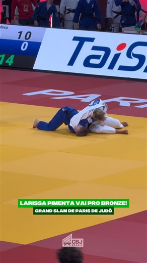 Judô Brasil | CBJ on Instagram: "VAI TER LARISSA PIMENTA LUTANDO POR MEDALHA NO GRAND SLAM DE PARIS! Voltando a Paris após os Jogos Olímpicos, nossa medalhista agora vai em busca de uma nova medalha de bronze em solo francês PRA CIMA, LARI! 🔜 Larissa Pimenta 🇧🇷 x 🇩🇪 Mascha Ballhaus ⏰ 13h (horário de Brasília) 📺 Cazé TV, Time Brasil TV e Sportv 3 #JudoBrasil #JudoParis"