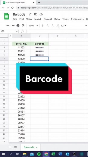 How to Create Barcodes in Google Sheets | Excel Tips & Tutorial