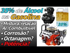 35% de Álcool na Gasolina - Como os motores vão se comportar? Carburador e Injeção.