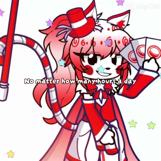 Swirl being a FTD full time diva 😏 #dandysworld #ocs