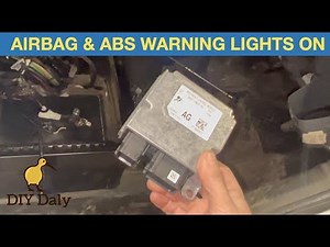MK8 Ford Transit Airbag & ABS warning lights on dash