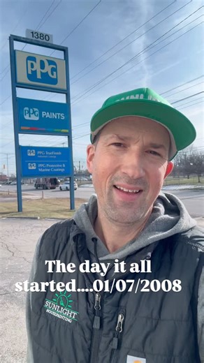 In 2008, I walked away from this building without a job. I had no idea it would lead to the start of Sunlight Housepainting. God had a much bigger plan than I could see at the time. And I wouldn’t change a thing. Hashtags: #SunlightHousepainting #SmallBusinessJourney #FaithAndWork #EntrepreneurStory #TrustTheProcess | Sunlight Housepainting