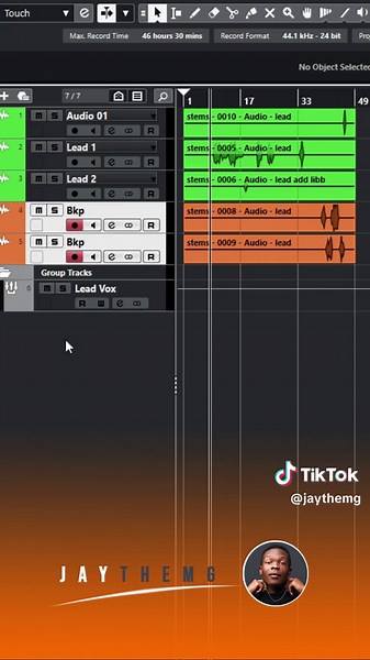 How to setup groups in cubase 12. #fyp #mixingandmastering