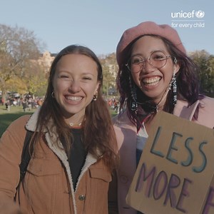 22K views · 862 reactions | Nicki from Argentina and Mitzi from the Philippines, alongside Fridays for Future activists, are demanding climate action. NOW. | UNICEF | Facebook