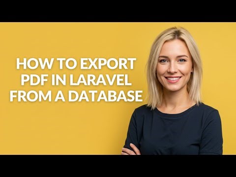 How to Export Pdf In Laravel From a Database - Julia'sTutorials
