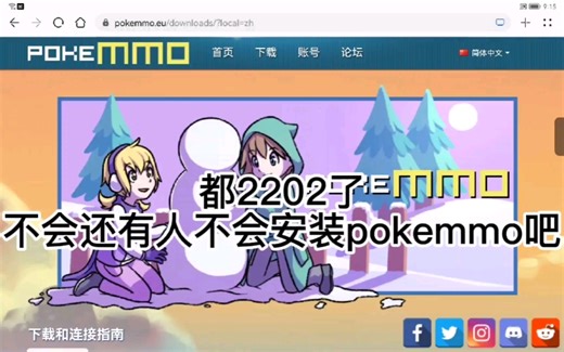 POKEMMO安装教程（含白金ROM）