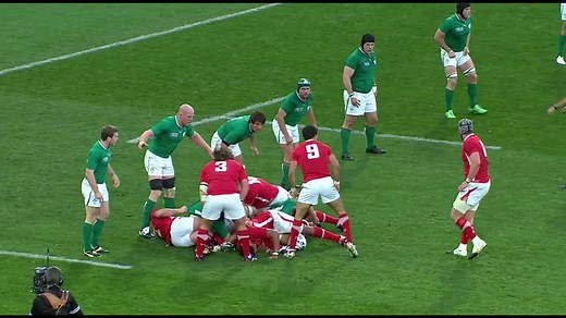 The vision. The finish. Mike Phillips sniped down the blind side to score a beauty for Wales at #RWC2011 | Rugby World Cup