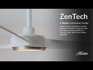 How to Install the Zentech 3-Blade Ceiling Fan | Step-by-Step Installation Guide #ceilingfan
