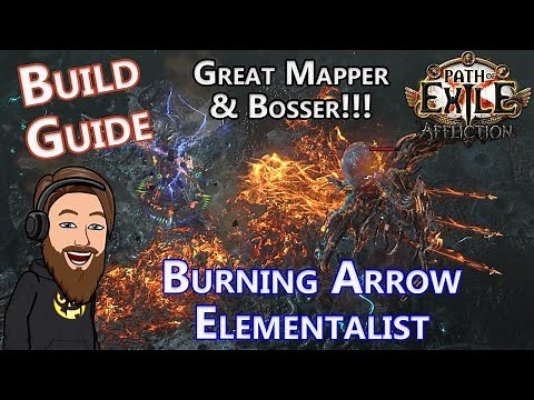 Burning Arrow Elementalist Build Guide - Map Fast, Boss Fast - Path of Exile 3.23