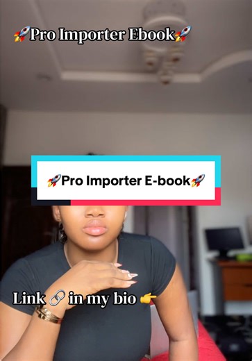 The Pro Importer Blueprint is your complete step-by-step guide to building a profitable importation business from China, Bangladesh, and Dubai — even if you’re starting with little or no capital. Inside this ebook, you’ll learn: ✔️ How to find trusted suppliers ✔️ How to avoid scams and costly mistakes ✔️ How to calculate profit before importing ✔️ Shipping methods and how to clear goods in Nigeria ✔️ How to price and sell for maximum profit This blueprint removes confusion and gives you a clear