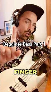 Right Hand Technique for beginner bassists! #bass
