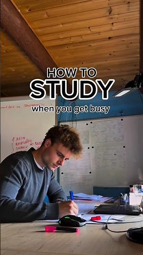 how to study when you get busy ❓