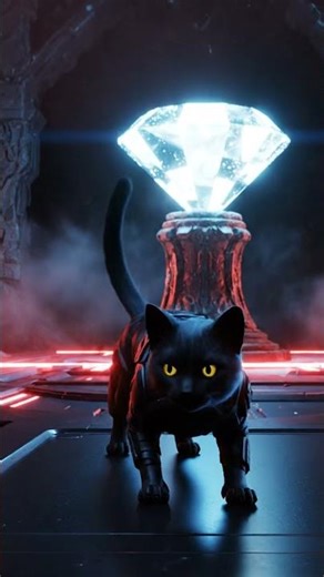 Stealth Cat vs Red Laser Maze | Futuristic Heist Scene | Epic Cinematic Short