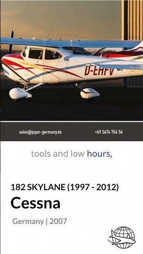 2007 Cessna T-182 Turbo Skylane TKS For Sale: G1000 & De-Icing! ✈️