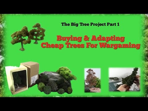 Buying & Adapting Cheap Trees For Wargaming