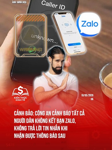 Cảnh bảo: Công an cảnh báo tất cả người dân không kết bạn Zalo, không trả lời tin nhắn khi nhận được thông báo sau #tiktoknews #taichinhkinhte #news #zalo