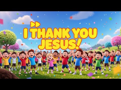 ✨ I Thank You, Jesus! | Joyful Christian Kids Worship Video